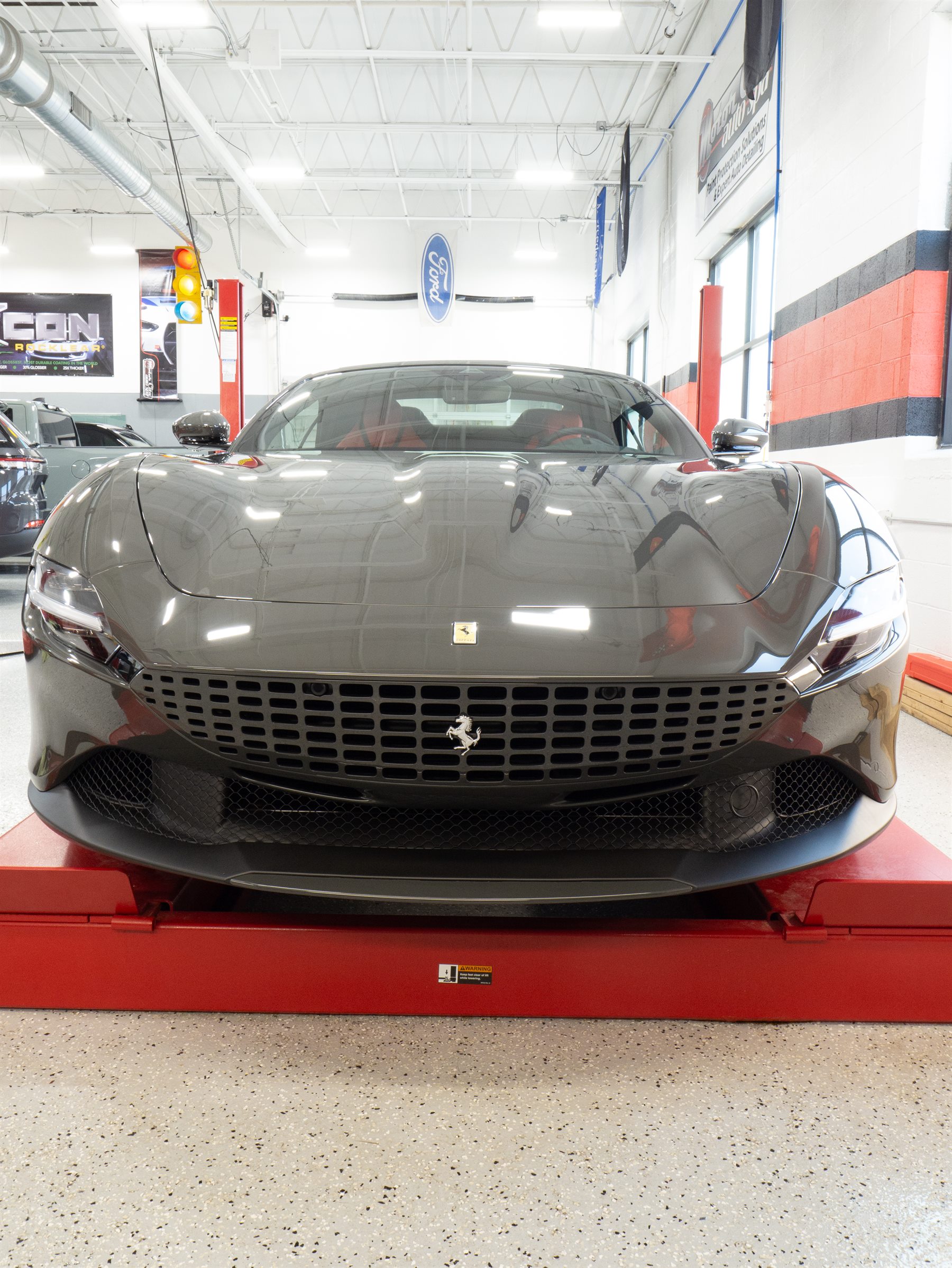 Performance car photographed at Motor City Auto Spa